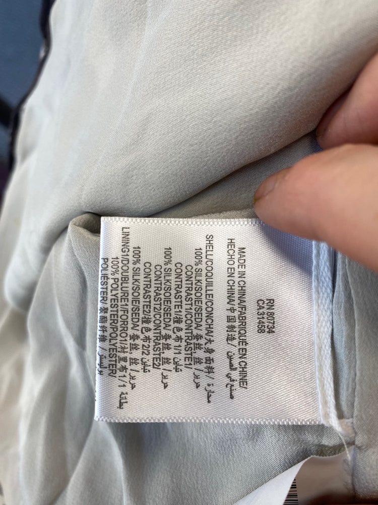 Gorgeous BCBGMAXAZRIA occasion party Dress UK10 Grey pure silk  LF003 