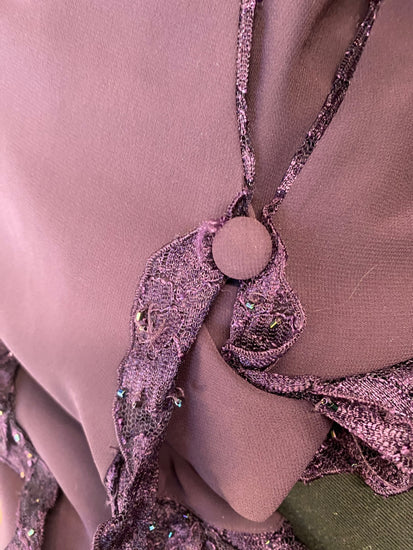 Gorgeous Jacques Vert Blazer Uk14 Purple with sequin embellishments CF001