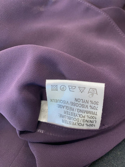 Gorgeous Jacques Vert Blazer Uk14 Purple with sequin embellishments CF001