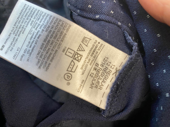 Gorgeous Gap Ankle skinny trousers Uk16 Navy blue with white polka dots LF003