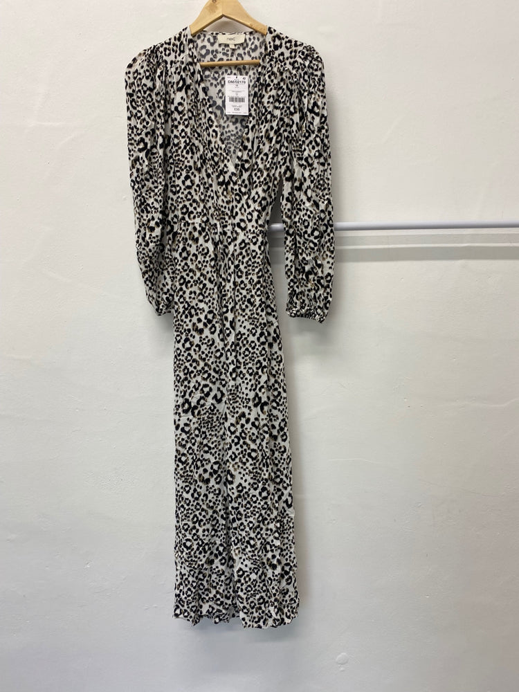 Gorgeous Next Wrap dress UK10 Black & White animal print New CF001
