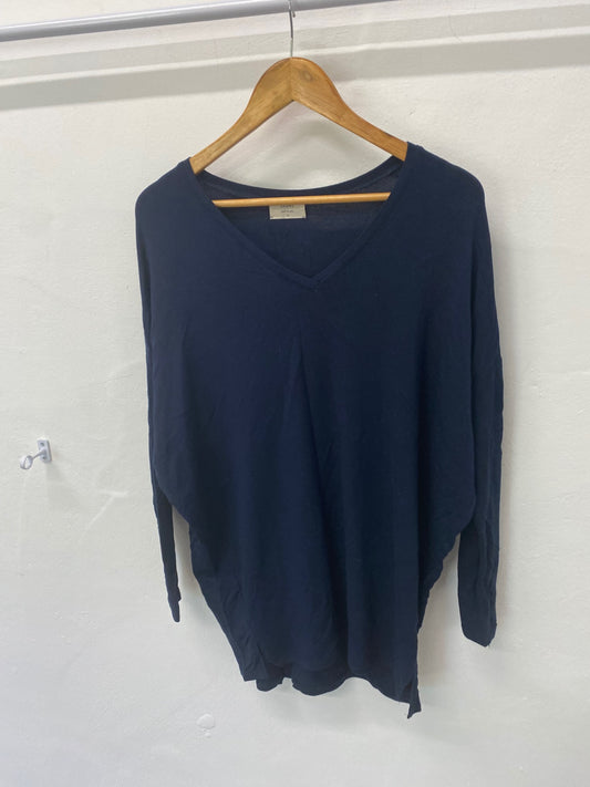 Gorgeous Hush Tunic top UKS Navy Blue batwing loose fit LF003