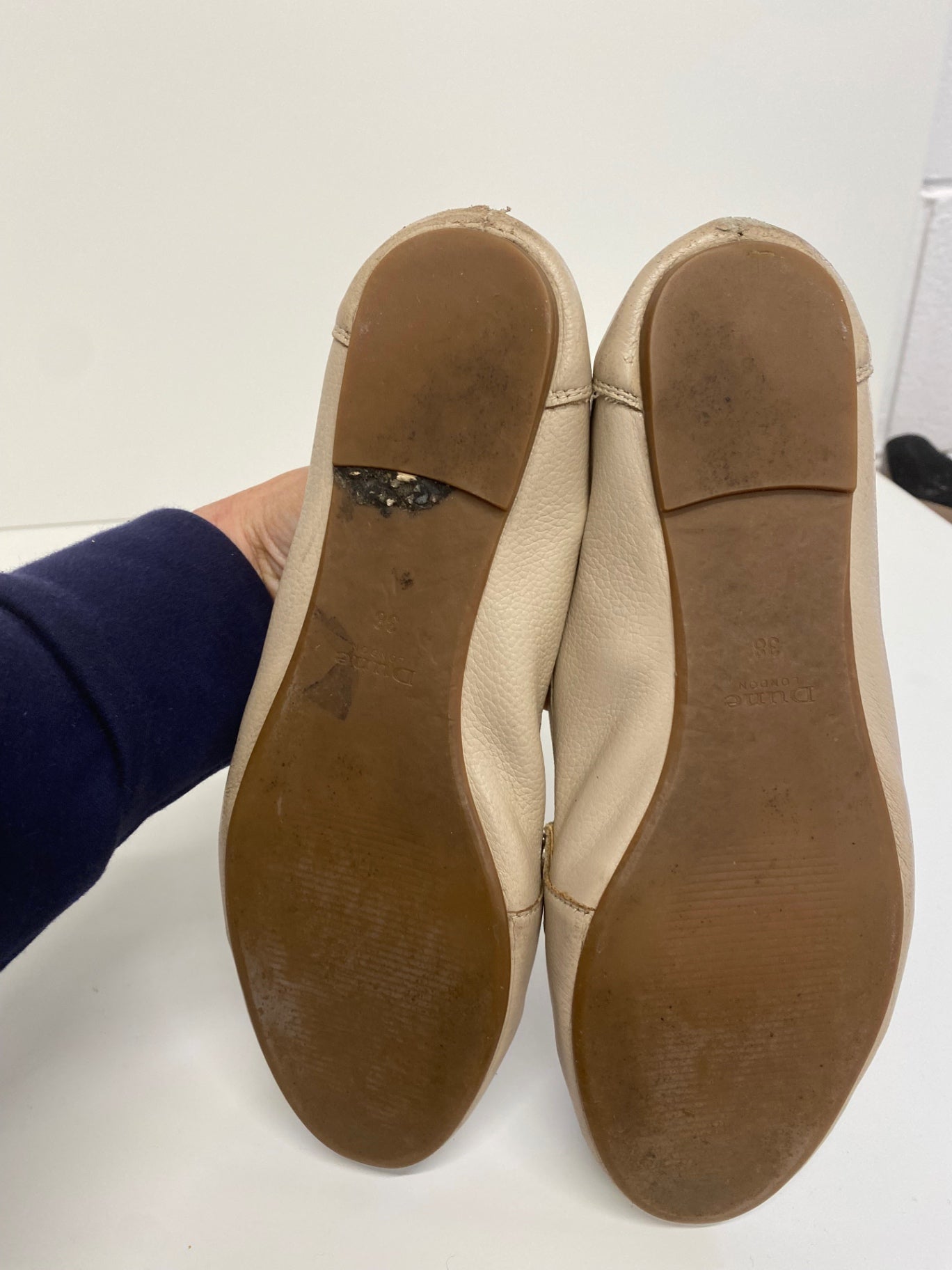 Gorgeous Dune Loafers UK5 Beige Taupe tassel loafers LF003