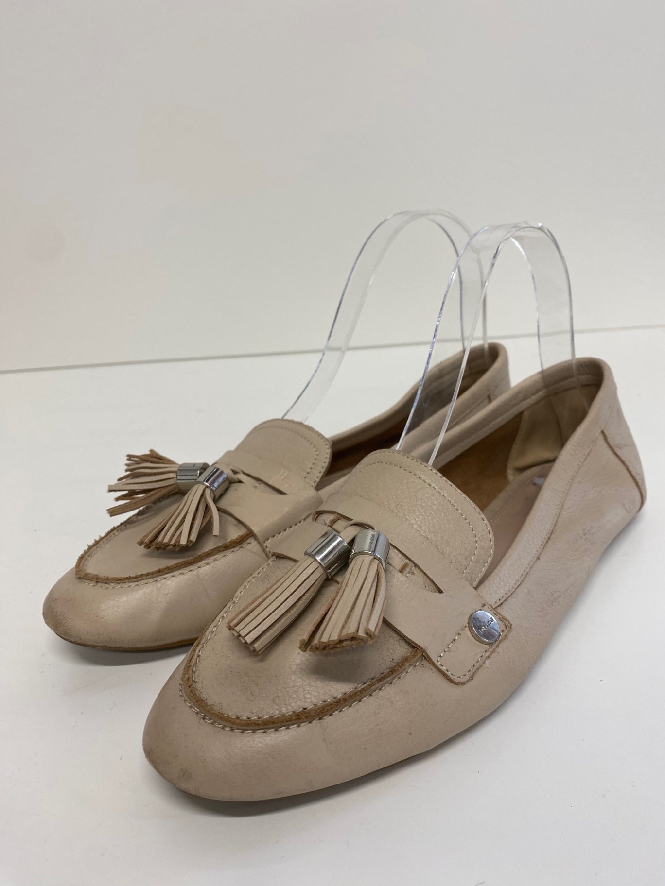 Gorgeous Dune Loafers UK5 Beige Taupe tassel loafers LF003