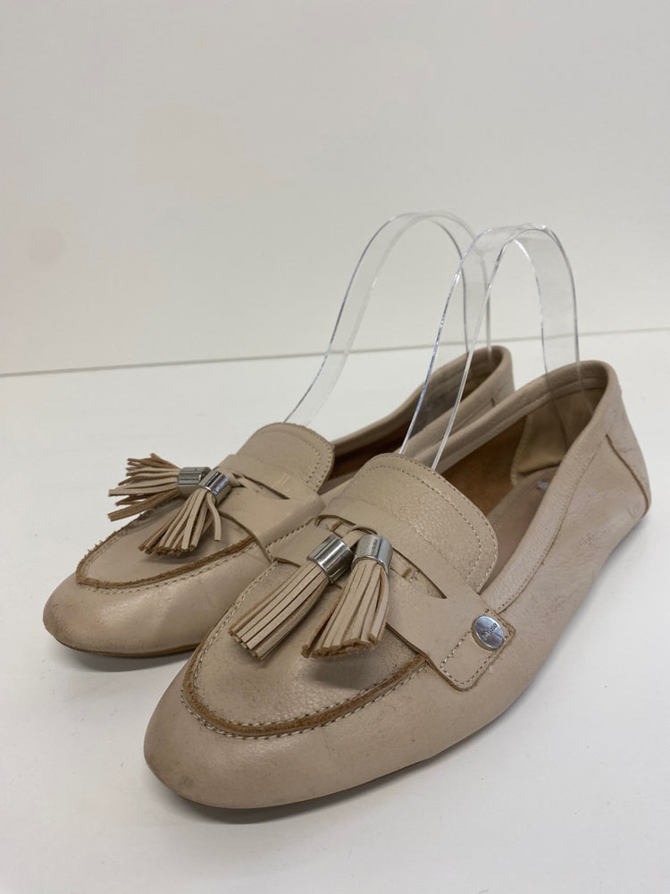 Gorgeous Dune Loafers UK5 Beige Taupe tassel loafers LF003