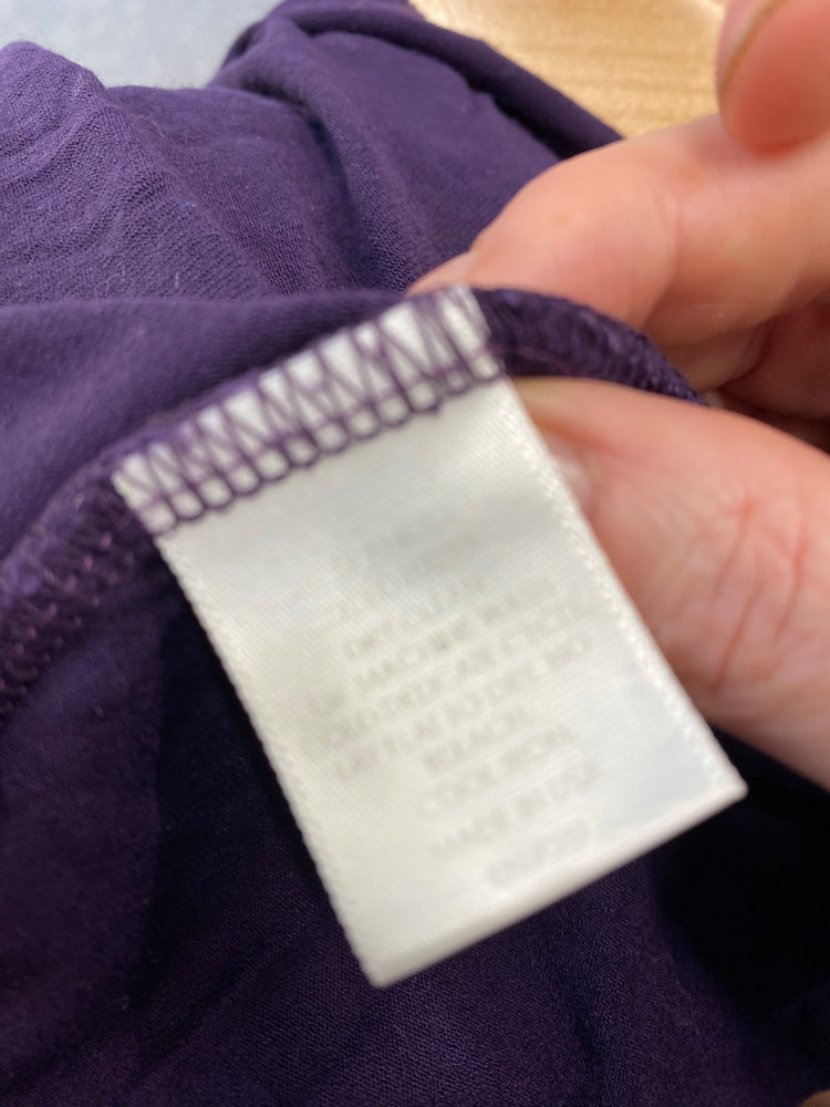 Gorgeous Michael Stars Dress Size One Purple Jersey fit & flare ZB001