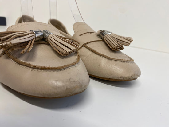 Gorgeous Dune Loafers UK5 Beige Taupe tassel loafers LF003