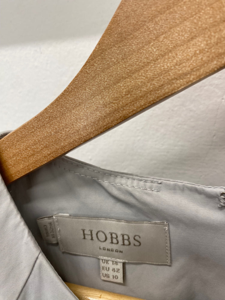 Gorgeous Hobbs Dress Uk14 Grey lightweight formal ZB001
