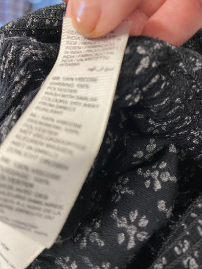 Gorgeous FatFace Jumpsuit Uk8 Black & white floral ZB001