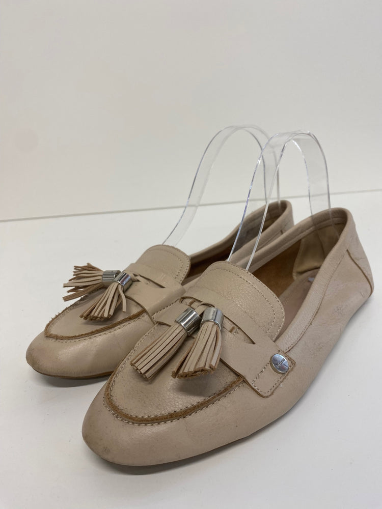 Gorgeous Dune Loafers UK5 Beige Taupe tassel loafers LF003