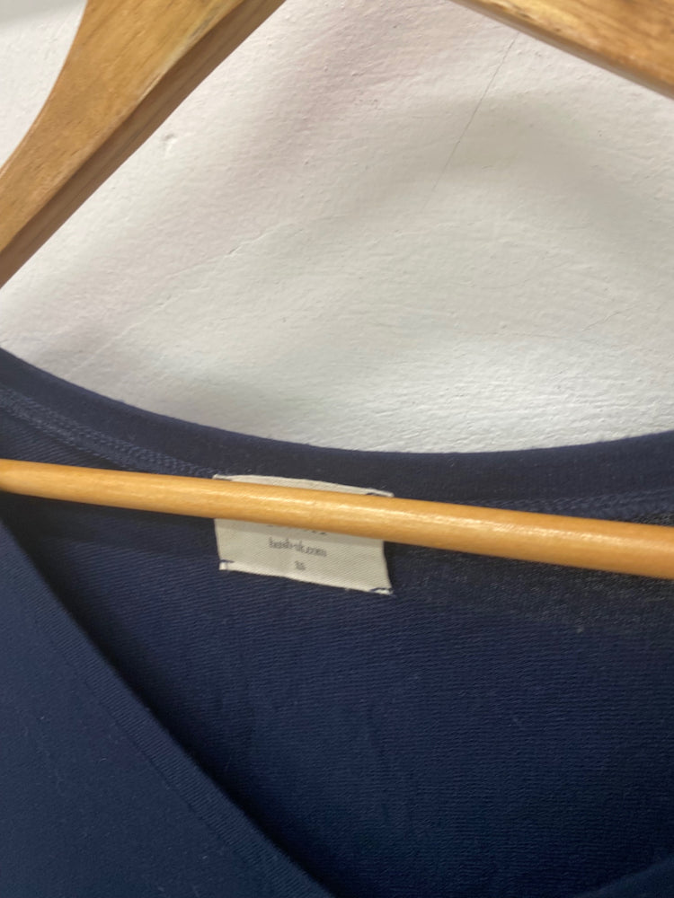 Gorgeous Hush Tunic top UKS Navy Blue batwing loose fit LF003