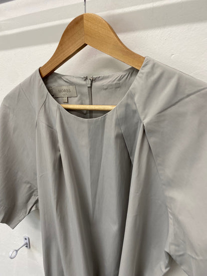 Gorgeous Hobbs Dress Uk14 Grey lightweight formal ZB001