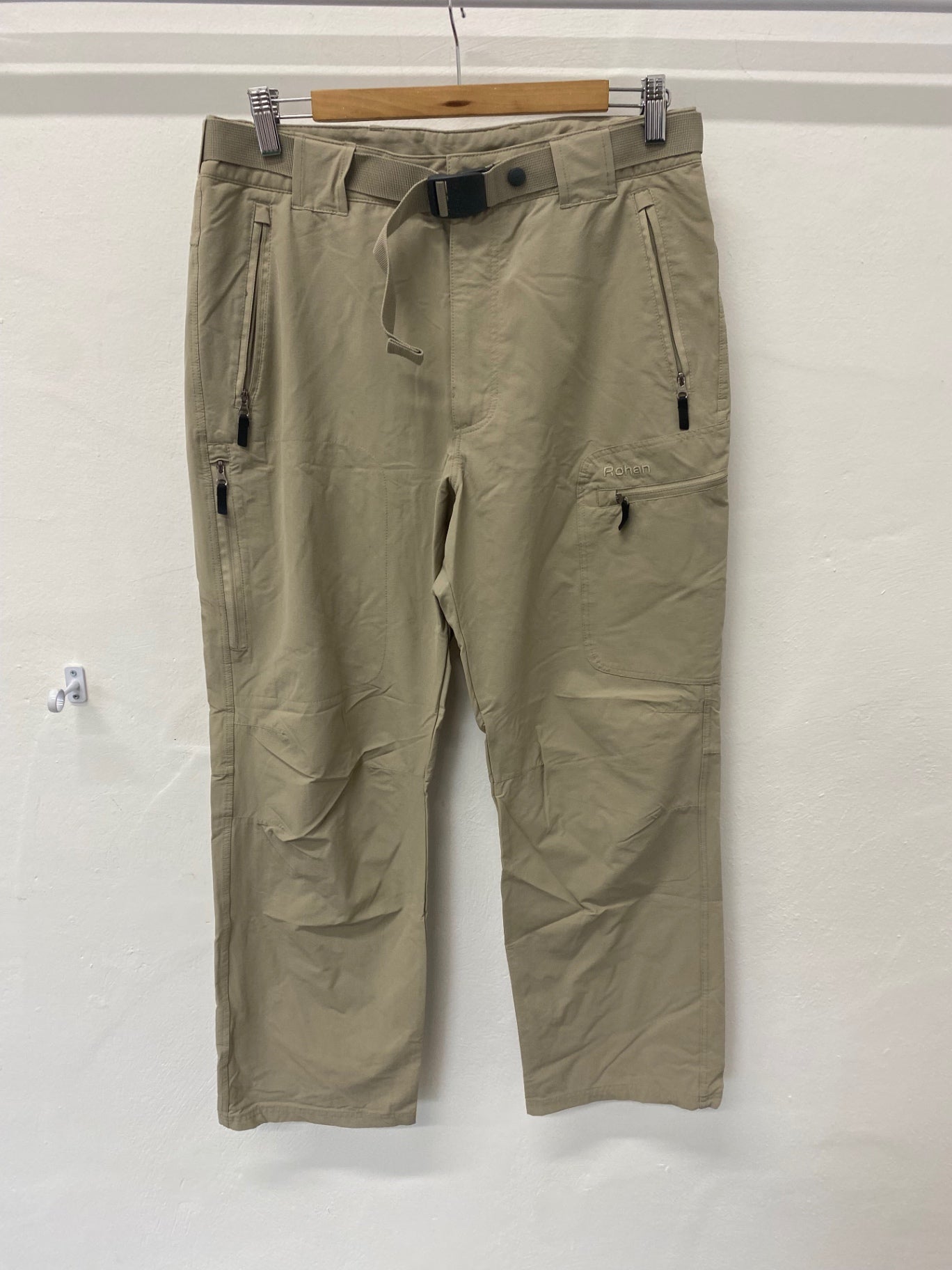 Gorgeous Rohan Utility Trousers W32" Stone cargo pants Short Length  LF003