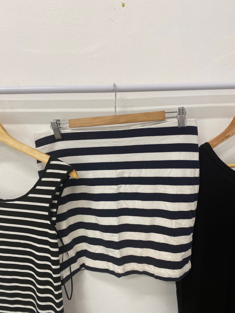 Gorgeous H&M Clothing bundle UK10 Black and White striped Classic summer essentials #2 LF003