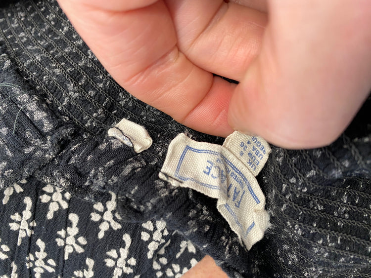 Gorgeous FatFace Jumpsuit Uk8 Black & white floral ZB001