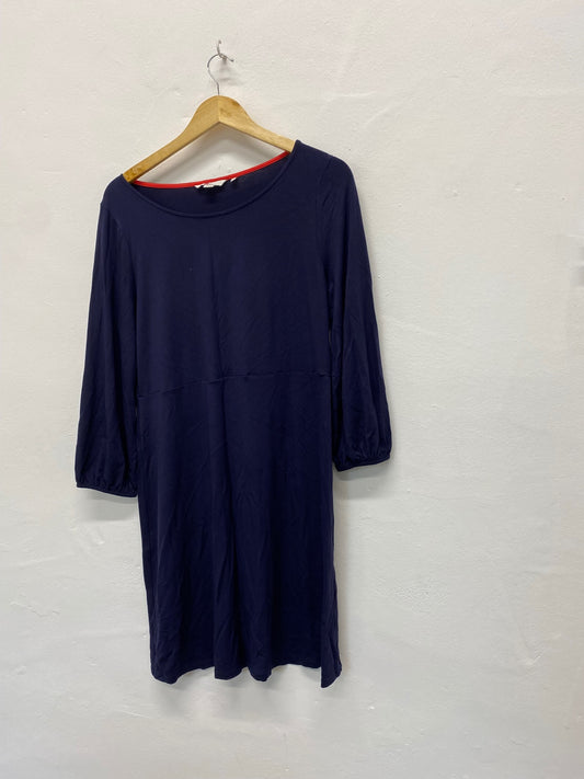 Gorgeous Boden Skater Dress Uk16 Long Navy blue ZB001