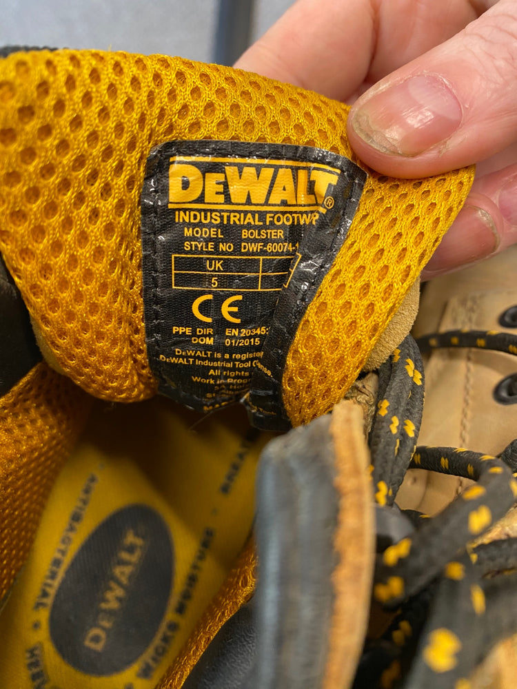 Gorgeous DeWalt Work Boots UK5 Honey Bolster Steel Toecap HG003