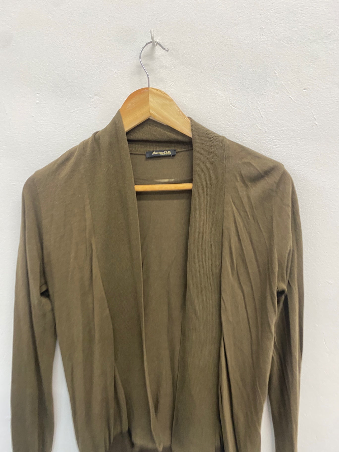 Gorgeous Massimo Dutti Cardigan UK8 Olive green RC346