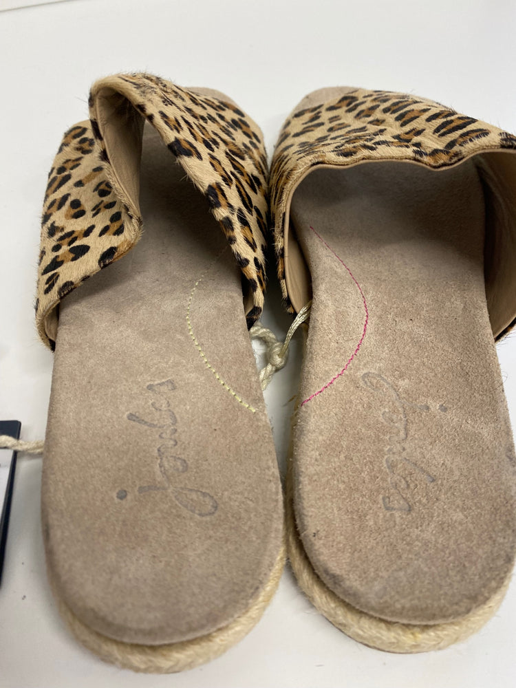 Gorgeous Joules Faraway Leopard Slides UK4 Beige & black leopard LT002
