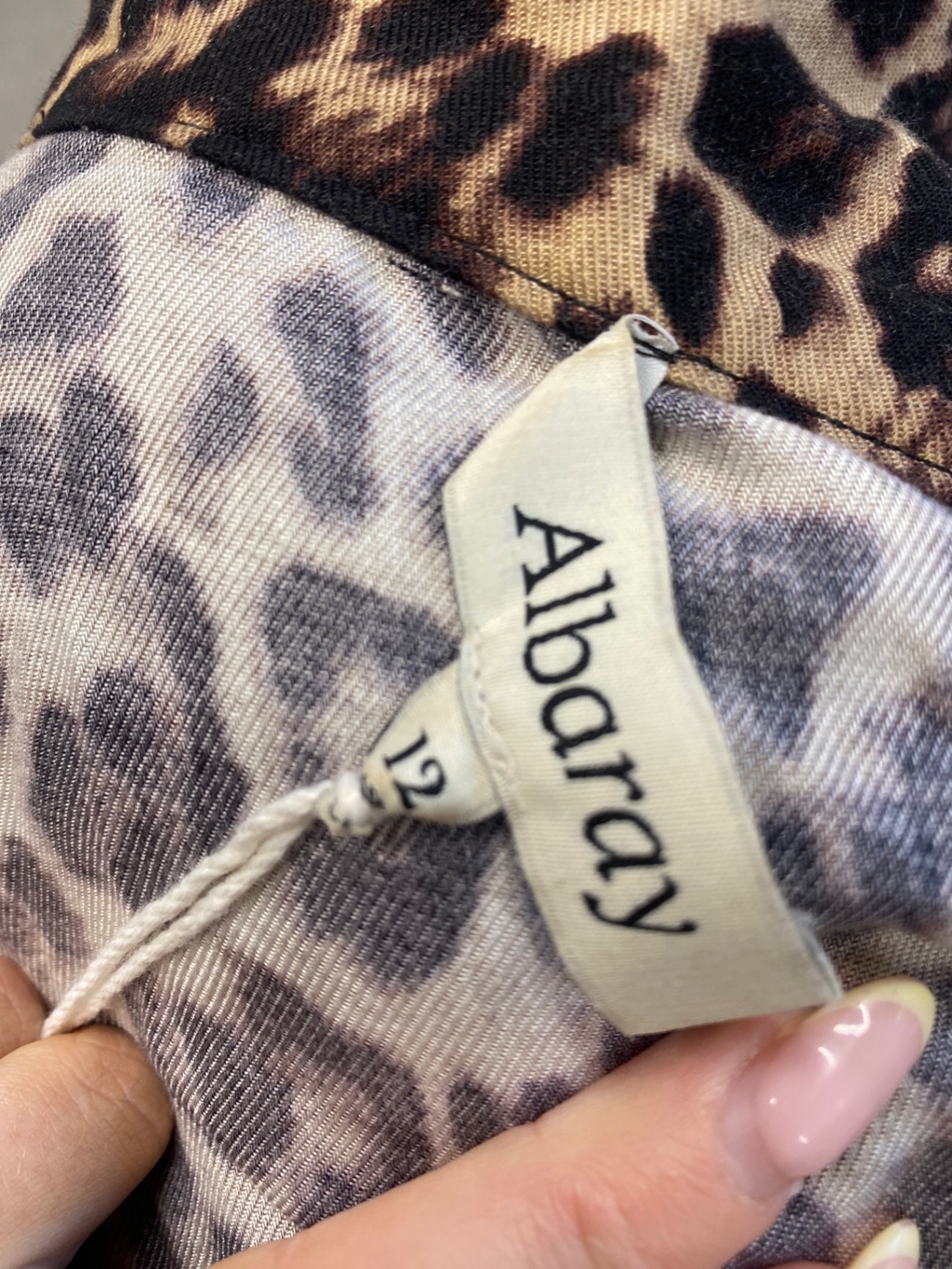 Fabulous Albaray Dress UK12 Leopard print midi LT002