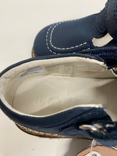 Gorgeous OTS Kids' Shoes Uk 21 Navy blue T Bar boys shoes LT002