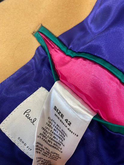 Fabulous Paul smith Dreamer Soho Fit Overcoat Uk14 Camel Overcoat LT002