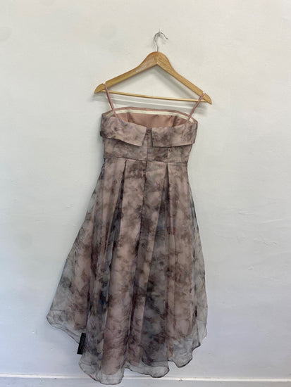 Fabulous Debut Dress UK10 Pastel multicolor Strapless a line BM051  