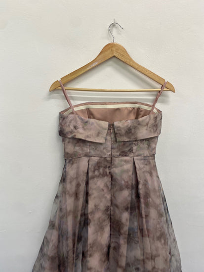 Fabulous Debut Dress UK10 Pastel multicolor Strapless a line BM051  