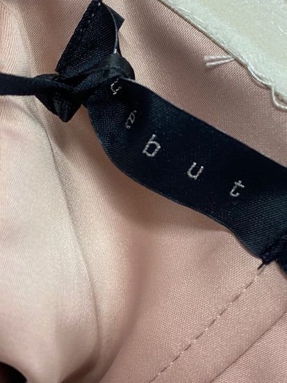 Fabulous Debut Dress UK10 Pastel multicolor Strapless a line BM051  