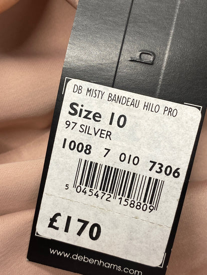 Fabulous Debut Dress UK10 Pastel multicolor Strapless a line BM051  