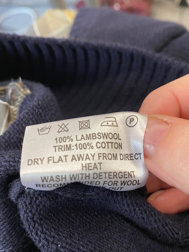 Fabulous Barbour Birnam Hoodie Uk14 Navy blue tartan details CM416 