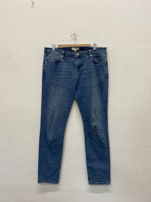 Fabulous REISS Tahiti Jeans W34" Blue straight Classics soft BM051