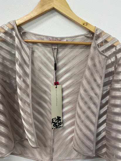 Fabulous Jacques Vert Occasion Jacket UK16 Silver CM416