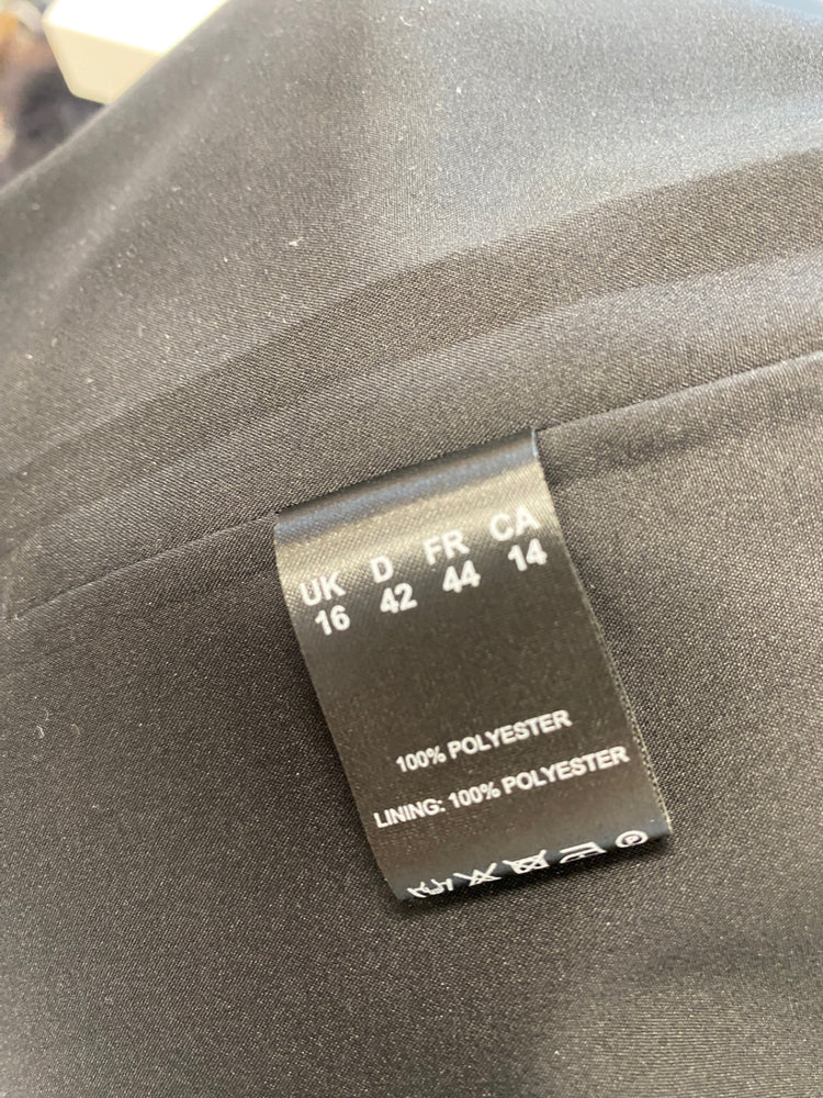 Fabulous PLANET Dress UK16 Black and White CM416