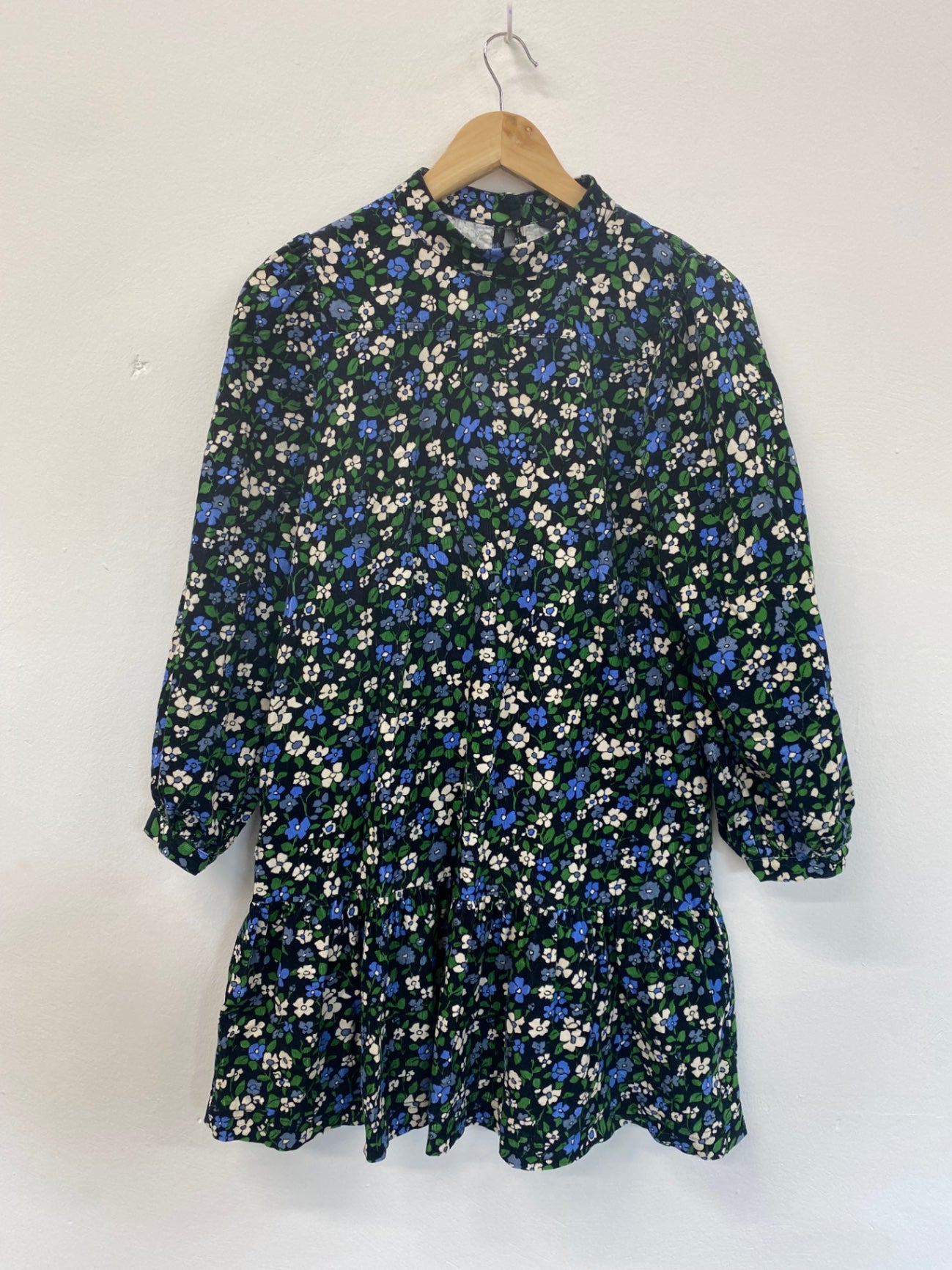 Fabulous Whistles Mini Dress UK10 Black Ditsy Floral SD353