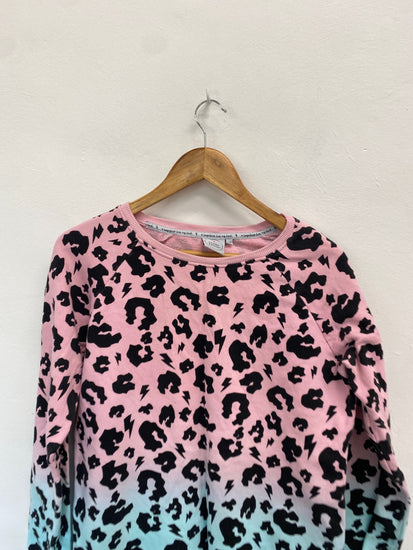 Fabulous Scamp & dude Sweater dress UK M Pink blue SD353