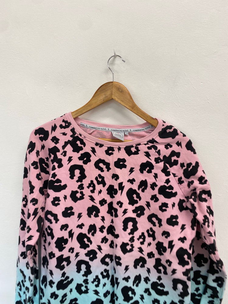 Fabulous Scamp & dude Sweater dress UK M Pink blue SD353