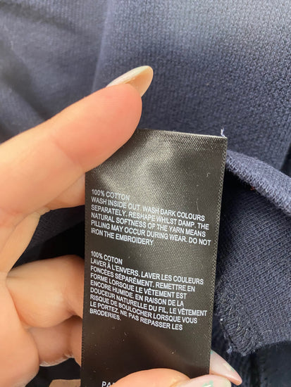 Fabulous Whistles Floral Sweatshirt UK S Navy SD353