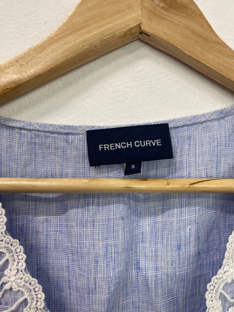 Fabulous FRENCH CURVE Beach Cover UK S Light Blue JC003