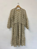 Fabulous Minkie Maxi Dress One Size Mulberry Print JC003