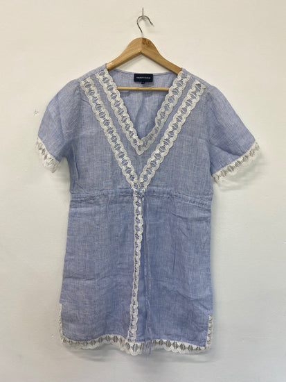 Fabulous FRENCH CURVE Beach Cover UK S Light Blue JC003