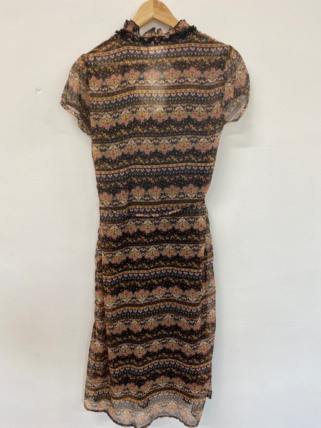 Fabulous Saint Tropez Midi Dress UK S Multicolour JC003