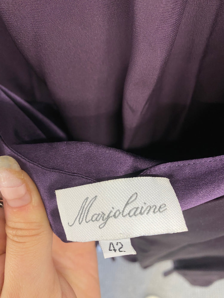 Fabulous Marjolaine Nightdress two piece sexy UK14 Violet EJP01