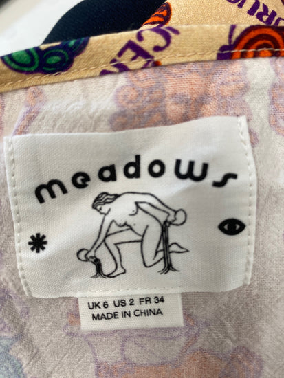 Fabulous Meadows Sleeveless Dress UK6 Beige zodiac JC003