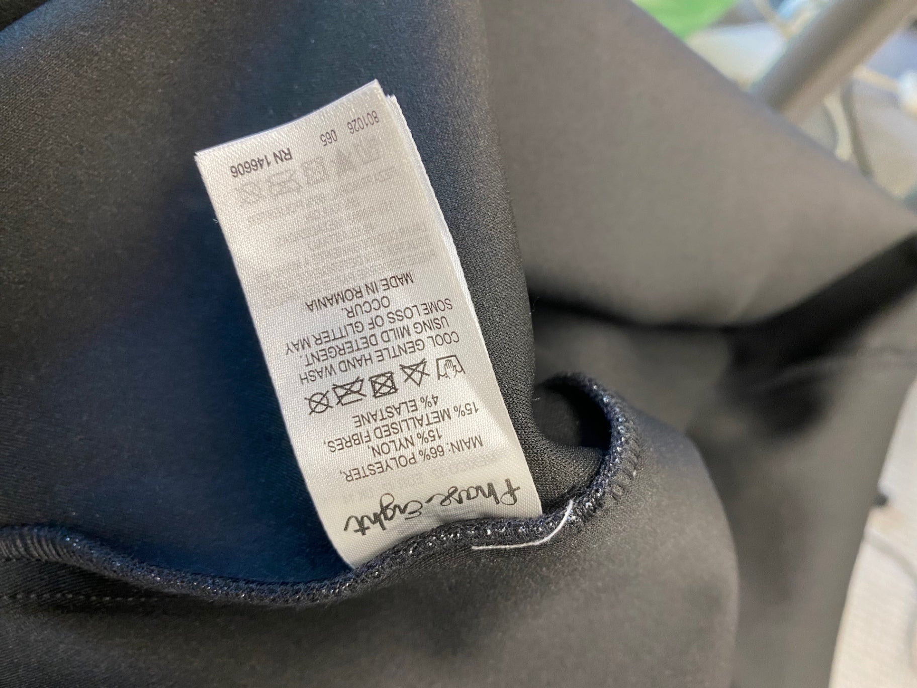 Fabulous Phase Eight A-Line Skirt Uk14 Dark Silver sparkly Occasion EJP01