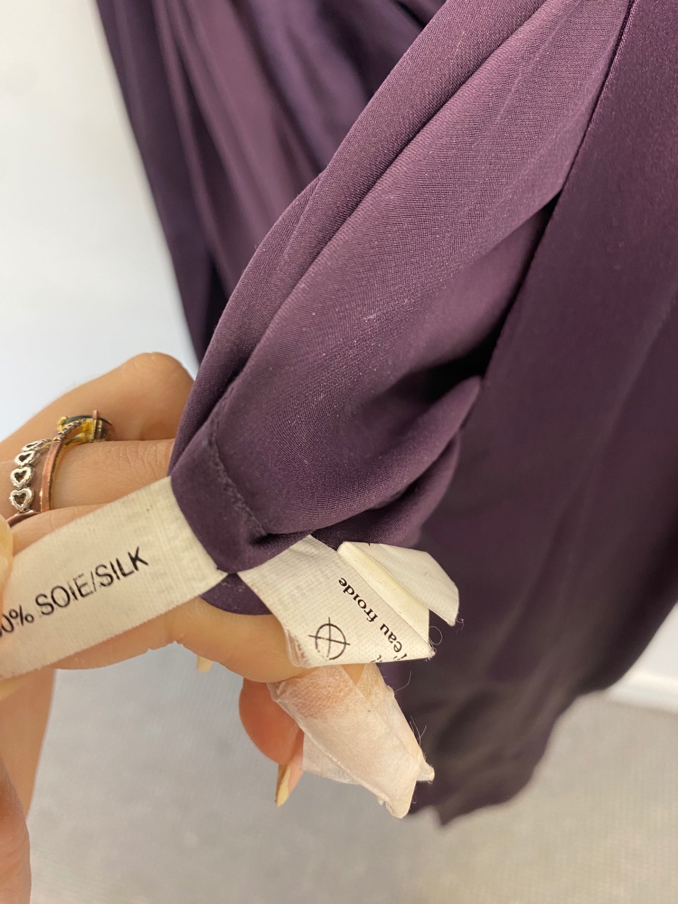 Fabulous Marjolaine Nightdress two piece sexy UK14 Violet EJP01