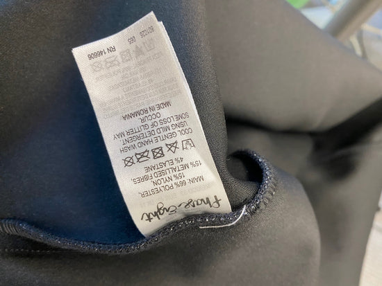 Fabulous Phase Eight A-Line Skirt Uk14 Dark Silver sparkly Occasion EJP01