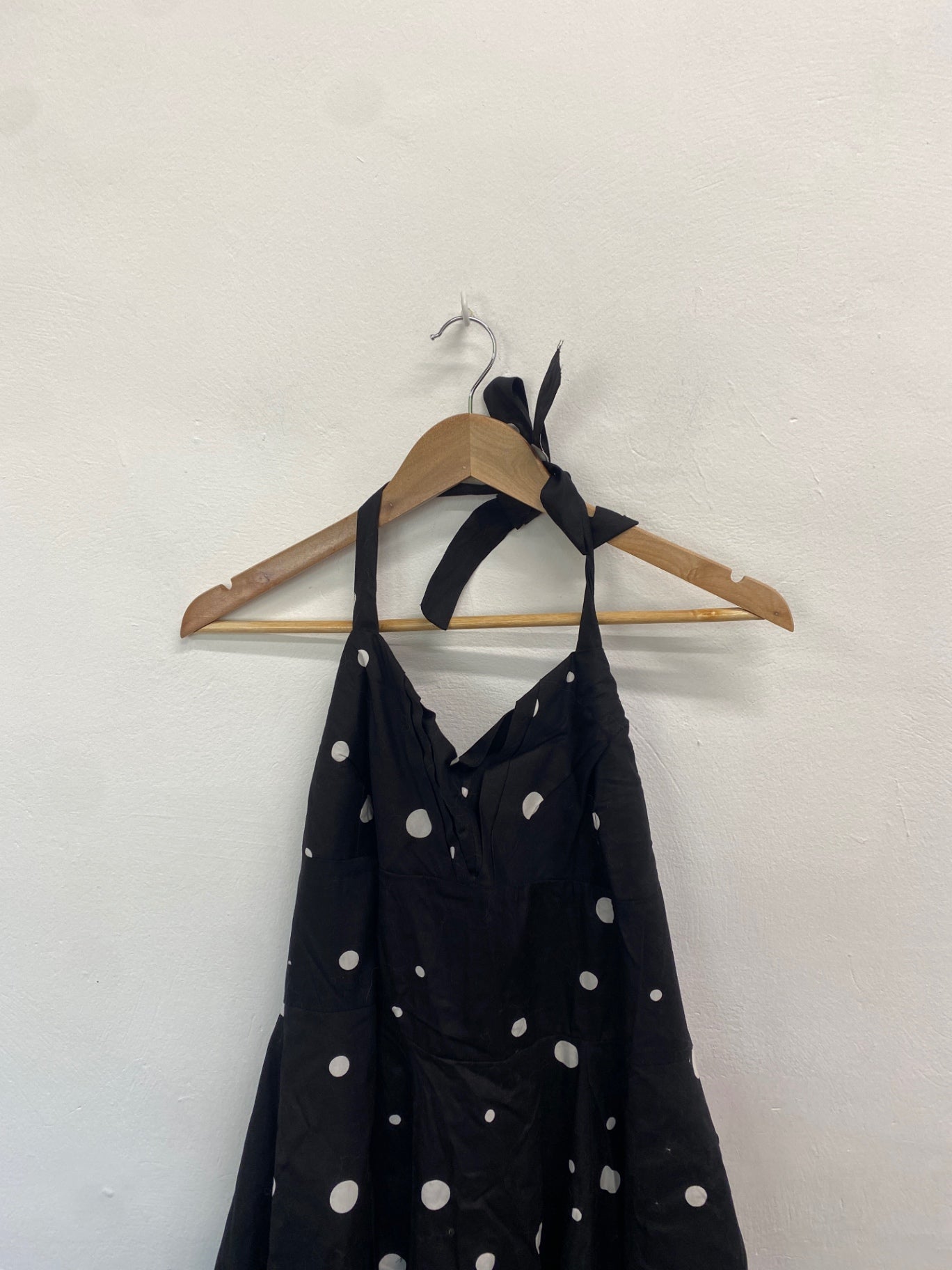 Fabulous Joanie Dress Uk16 Black polka new LG238