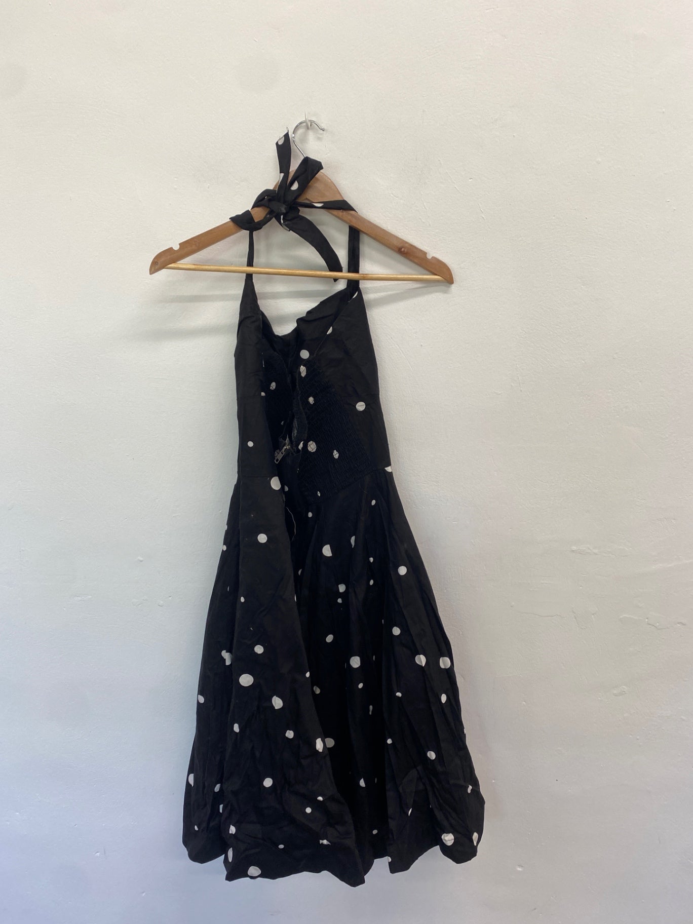 Fabulous Joanie Dress Uk16 Black polka new LG238