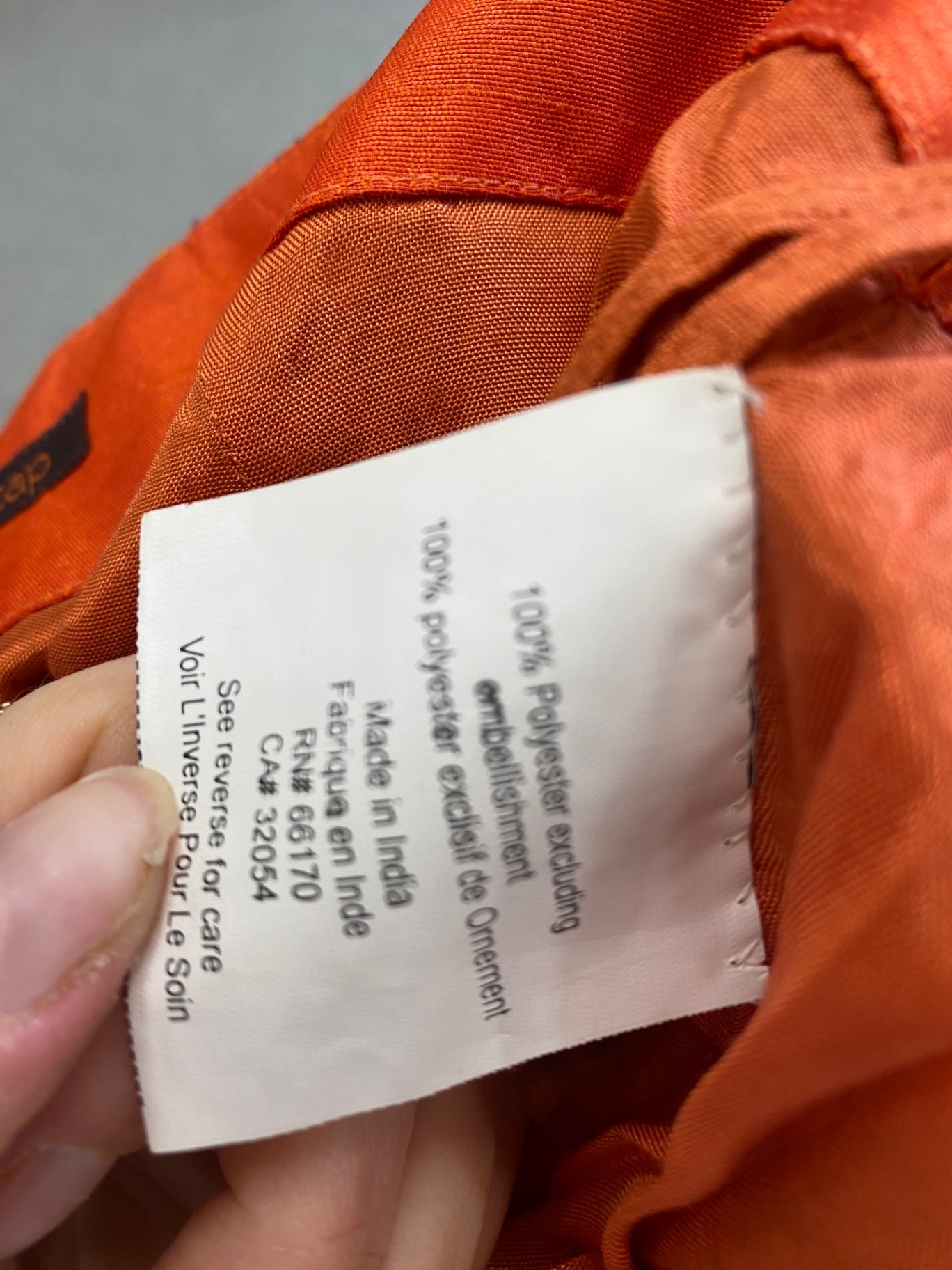 Fabulous Anthropologie Skirt UK14 Red orange pattern FK116